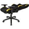 Кресло AKRacing K7012 Black/Yellow, геймерское, ткань, цвет черный/желтый фото 3