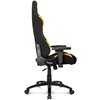Кресло AKRacing K7012 Black/Yellow, геймерское, ткань, цвет черный/желтый фото 5