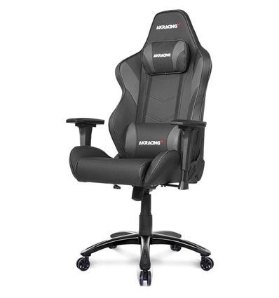 Кресло AKRacing LX PLUS Black, геймерское, экокожа, цвет черный
