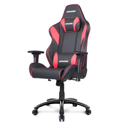 Кресло AKRacing LX PLUS Black/Red, геймерское, экокожа, цвет черный/красный
