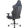 Кресло AKRacing MAX Black/Blue, геймерское, экокожа, цвет черный/синий/серый фото 7