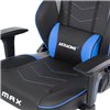 Кресло AKRacing MAX Black/Blue, геймерское, экокожа, цвет черный/синий/серый фото 9