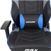Кресло AKRacing MAX Black/Blue, геймерское, экокожа, цвет черный/синий/серый фото 10