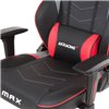 Кресло AKRacing MAX Black/Red, геймерское, экокожа, цвет черный/красный/серый фото 9