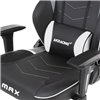 Кресло AKRacing MAX Black/White, геймерское, экокожа, цвет черный/белый/серый фото 9