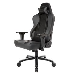 Кресло компьютерное AKRacing OBSIDIAN, экокожа, цвет черный фото 1