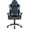 Кресло AKRacing OVERTURE Black/Blue, геймерское, экокожа, цвет черный/синий/серый фото 2