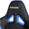 Кресло AKRacing OVERTURE Black/Blue, геймерское, экокожа, цвет черный/синий/серый фото 8