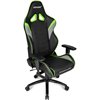 Кресло AKRacing OVERTURE Black/Green, геймерское, экокожа, цвет черный/зеленый/серый фото 4