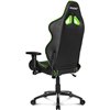 Кресло AKRacing OVERTURE Black/Green, геймерское, экокожа, цвет черный/зеленый/серый фото 7