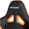 Кресло AKRacing OVERTURE Black/Orange, геймерское, экокожа, цвет черный/оранжевый/серый фото 8