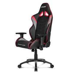 Кресло AKRacing OVERTURE Black/Red, геймерское, экокожа, цвет черный/красный/серый