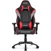 Кресло AKRacing OVERTURE Black/Red, геймерское, экокожа, цвет черный/красный/серый фото 2