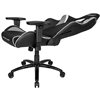 Кресло AKRacing OVERTURE Black/White, геймерское, экокожа, цвет черный/белый/серый фото 3