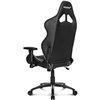 Кресло AKRacing OVERTURE Black/White, геймерское, экокожа, цвет черный/белый/серый фото 7