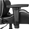 Кресло AKRacing OVERTURE Black/White, геймерское, экокожа, цвет черный/белый/серый фото 10
