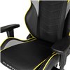 Кресло AKRacing OVERTURE Black/Yellow, геймерское, экокожа, цвет черный/желтый/серый фото 9