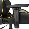 Кресло AKRacing OVERTURE Black/Yellow, геймерское, экокожа, цвет черный/желтый/серый фото 10