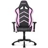 Кресло AKRacing PLAYER Black/Pink, геймерское, экокожа, цвет черный/розовый фото 2