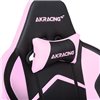 Кресло AKRacing PLAYER Black/Pink, геймерское, экокожа, цвет черный/розовый фото 8