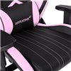 Кресло AKRacing PLAYER Black/Pink, геймерское, экокожа, цвет черный/розовый фото 9
