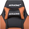 Кресло AKRacing PREMIUM Black/Brown, геймерское, экокожа, цвет черный/коричневый фото 8