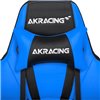 Кресло AKRacing PREMIUM Plus Black/Blue, геймерское, экокожа, цвет черный/синий фото 8