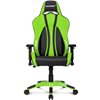 Кресло AKRacing PREMIUM Plus Black/Green, геймерское, экокожа, цвет черный/зеленый фото 2