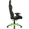 Кресло AKRacing PREMIUM Plus Black/Green, геймерское, экокожа, цвет черный/зеленый фото 5