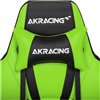 Кресло AKRacing PREMIUM Plus Black/Green, геймерское, экокожа, цвет черный/зеленый фото 8