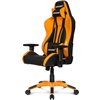Кресло AKRacing PREMIUM Plus Black/Orange, геймерское, экокожа, цвет черный/оранжевый фото 1