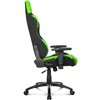 Кресло AKRacing PRIME Black/Green, геймерское, ткань, цвет черный/зеленый фото 5