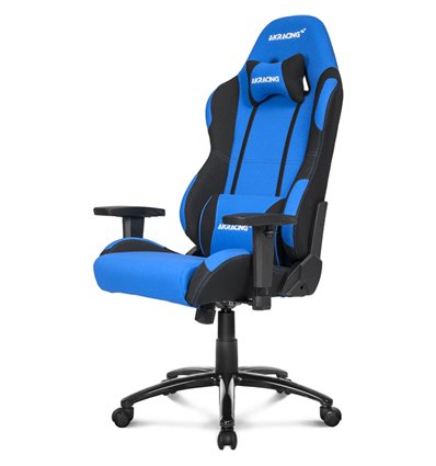 Кресло AKRacing PRIME Black/Blue, геймерское, ткань, цвет черный/синий
