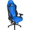 Кресло AKRacing PRIME Black/Blue, геймерское, ткань, цвет черный/синий фото 4