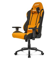 Эргономичное кресло для руководителя AKRacing PRIME Black/Orange, ткань, цвет черный/оранжевый фото 1