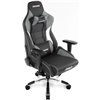 Кресло AKRacing PRO Black/Grey, геймерское, экокожа, цвет черный/серый/белый фото 4