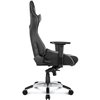 Кресло AKRacing PRO Black/Grey, геймерское, экокожа, цвет черный/серый/белый фото 5