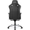 Кресло AKRacing PRO Black/Grey, геймерское, экокожа, цвет черный/серый/белый фото 6