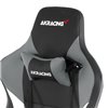 Кресло AKRacing PRO Black/Grey, геймерское, экокожа, цвет черный/серый/белый фото 8