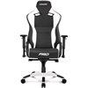 Кресло AKRacing PRO Black/White, геймерское, экокожа, цвет черный/белый фото 2