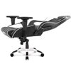 Кресло AKRacing PRO Black/White, геймерское, экокожа, цвет черный/белый фото 3