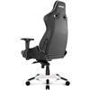 Кресло AKRacing PRO Black/White, геймерское, экокожа, цвет черный/белый фото 7
