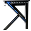 Стол AKRacing GAMING DESK-140 black/blue, компьютерный (для геймеров), черный/синий фото 3