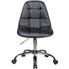 Кресло LM-9800 черный для персонала, хром, экокожа фото 2