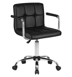 Офисное кресло DOBRIN Terry LM-9400 черный, экокожа фото 1
