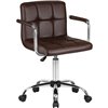Кресло LM-9400/brown для оператора, экокожа, цвет коричневый фото 1
