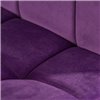 Стул барный LM-5018 фиолетовый, ткань велюр, черная сталь фото 8