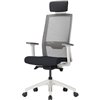 Кресло DUOREST DuoFlex QUANTUM Q700C_W (Q7) для руководителя, ортопедическое, сетка/ткань, цвет серый/черный фото 1