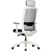 Кресло DUOREST DuoFlex QUANTUM Q700C_W (Q7) для руководителя, ортопедическое, сетка/ткань, цвет серый/черный фото 4