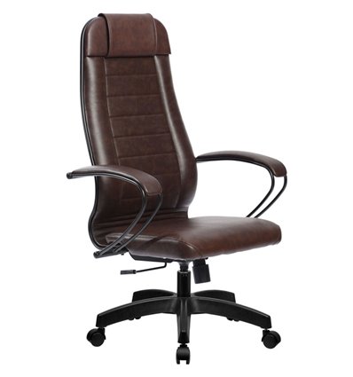 Кресло Метта Комплект 28 Pilot коричневый для руководителя, NewLeather
